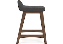 lyncott charcoal counter chair   