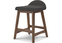 lyncott charcoal counter chair   