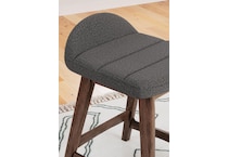 lyncott charcoal counter chair   