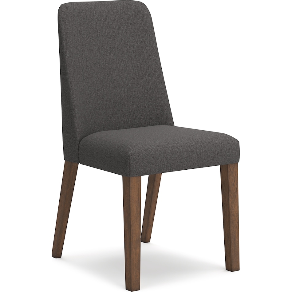 lyncott charcoal side chair   