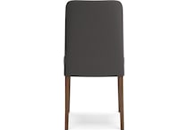 lyncott charcoal side chair   