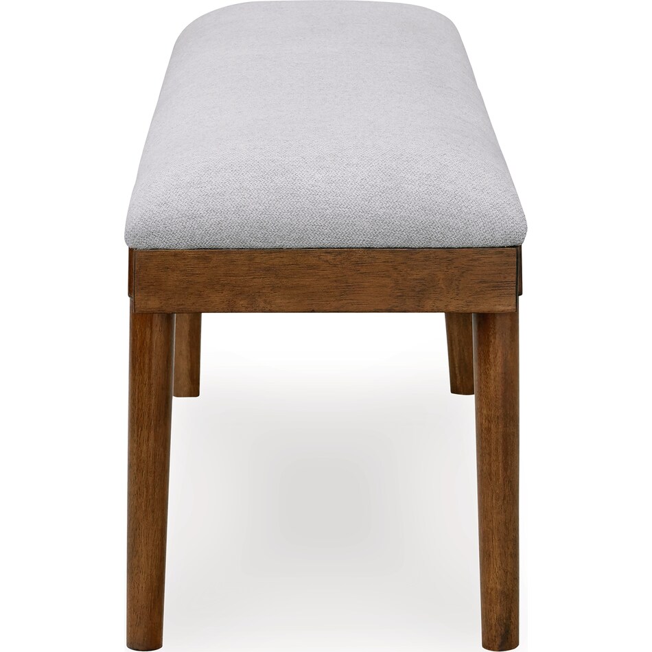 lyncott grey brown bench   