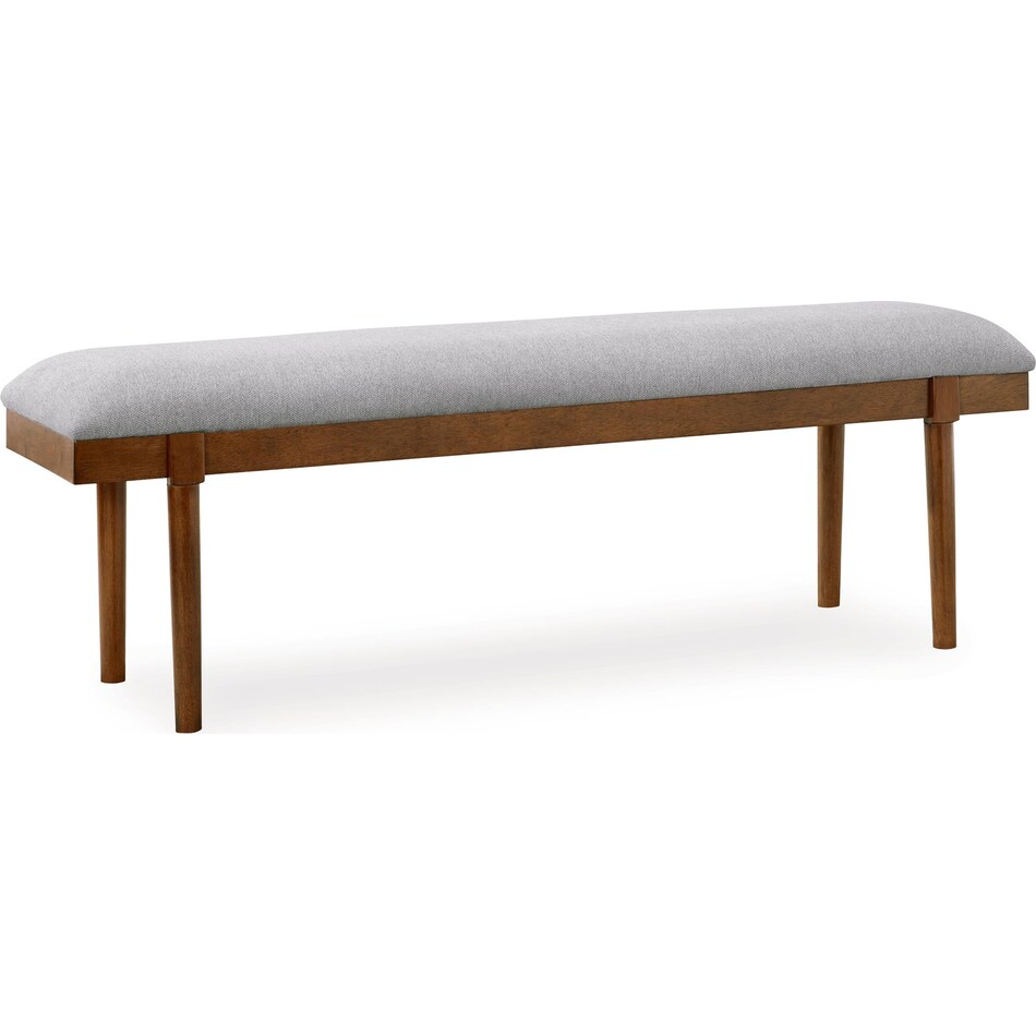 lyncott grey brown bench   