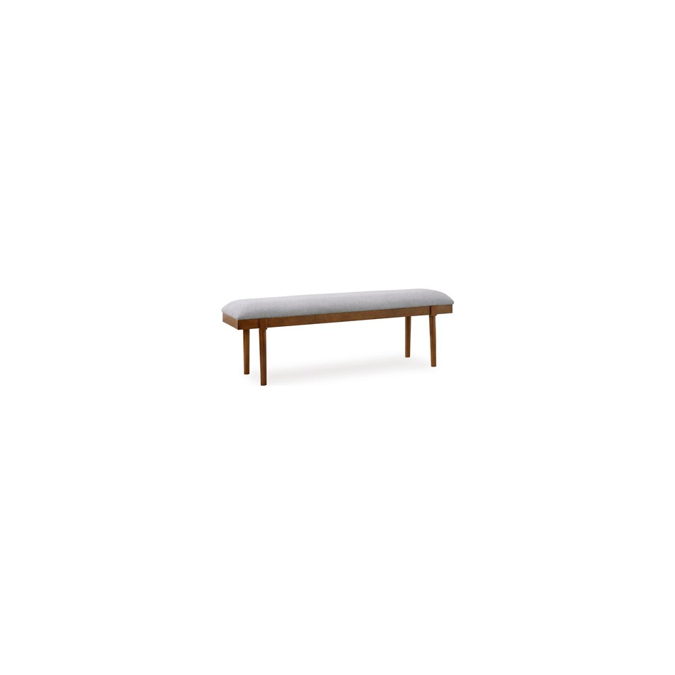 lyncott grey brown bench   