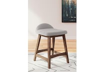 lyncott grey counter chair   