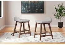 lyncott grey counter chair   