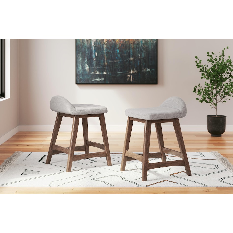 lyncott grey counter chair   