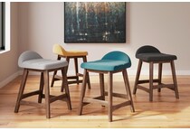 lyncott grey counter chair   