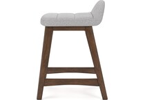 lyncott grey counter chair   
