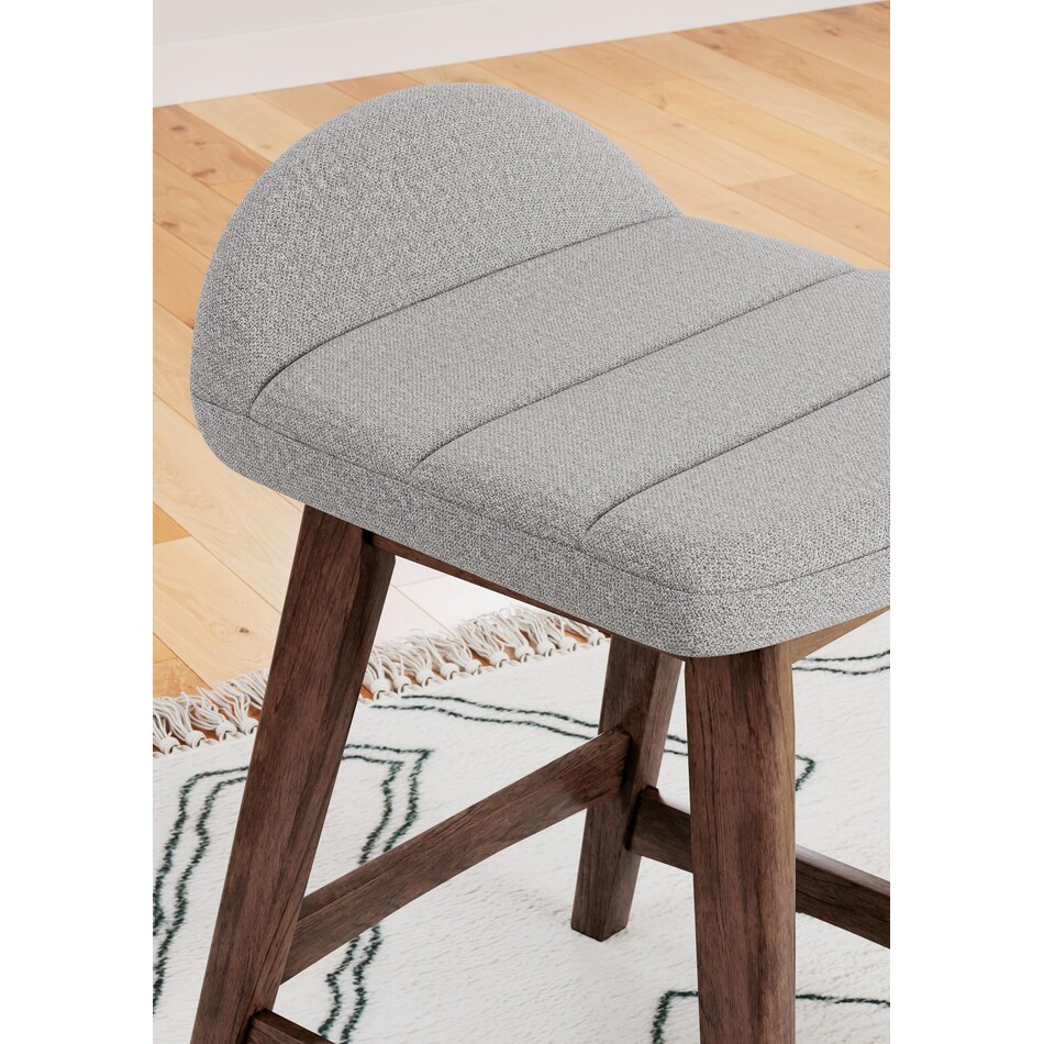 lyncott grey counter chair   