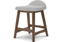 lyncott grey counter chair   