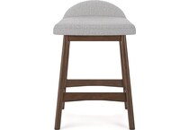 lyncott grey counter chair   
