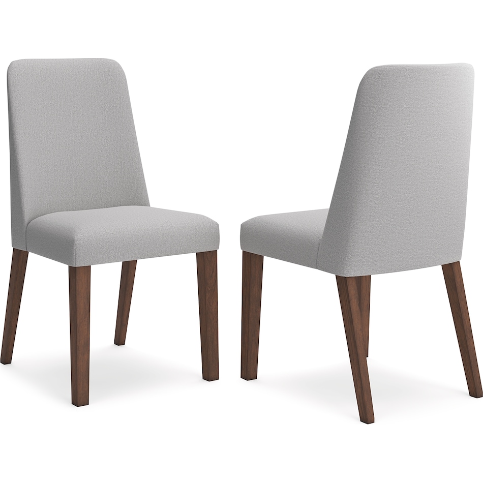 lyncott grey side chair   