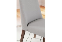lyncott grey side chair   
