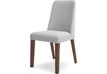 lyncott grey side chair   