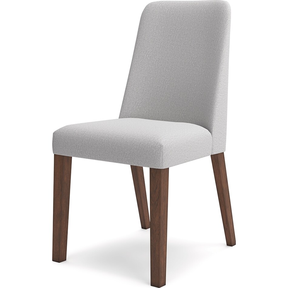 lyncott grey side chair   