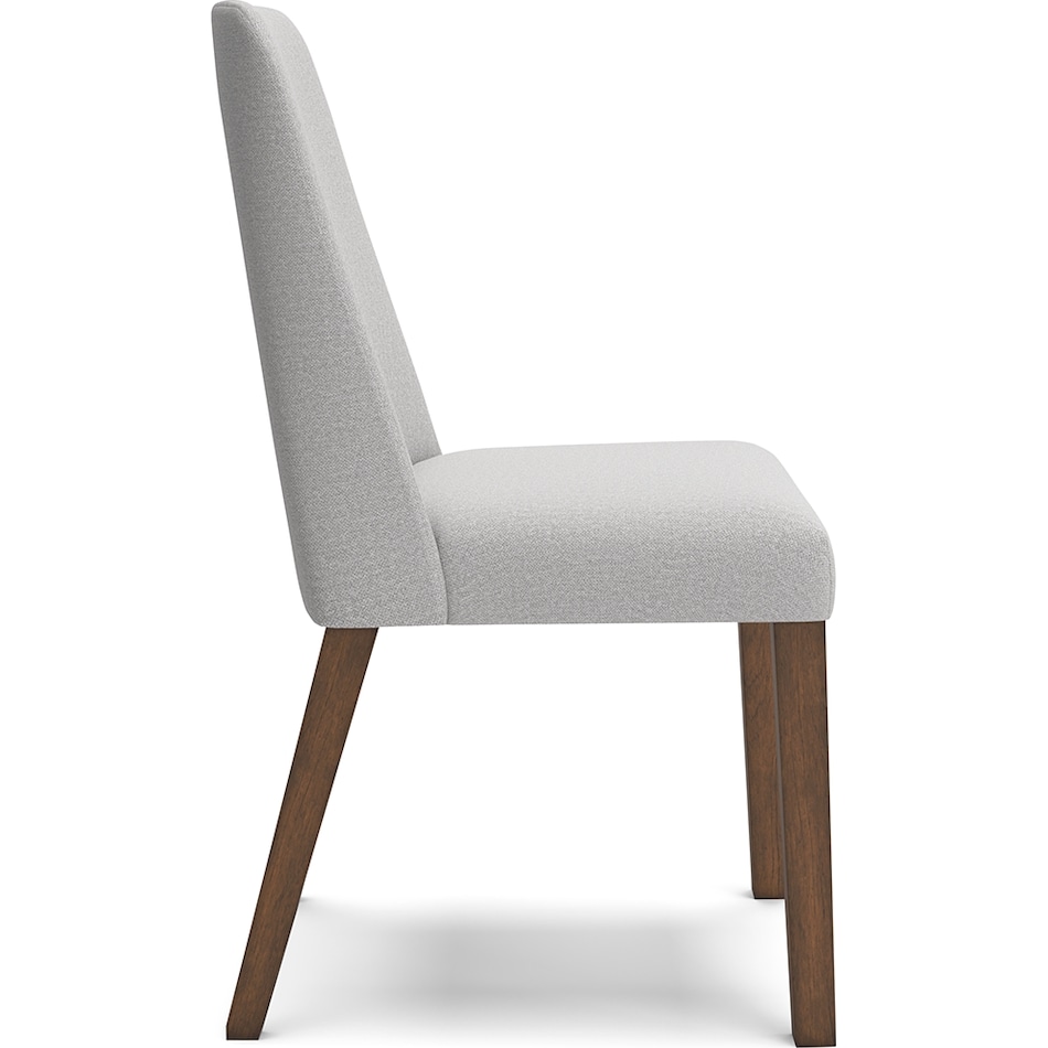 lyncott grey side chair   