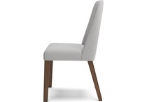 lyncott grey side chair   