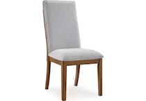 lyncott grey side chair   