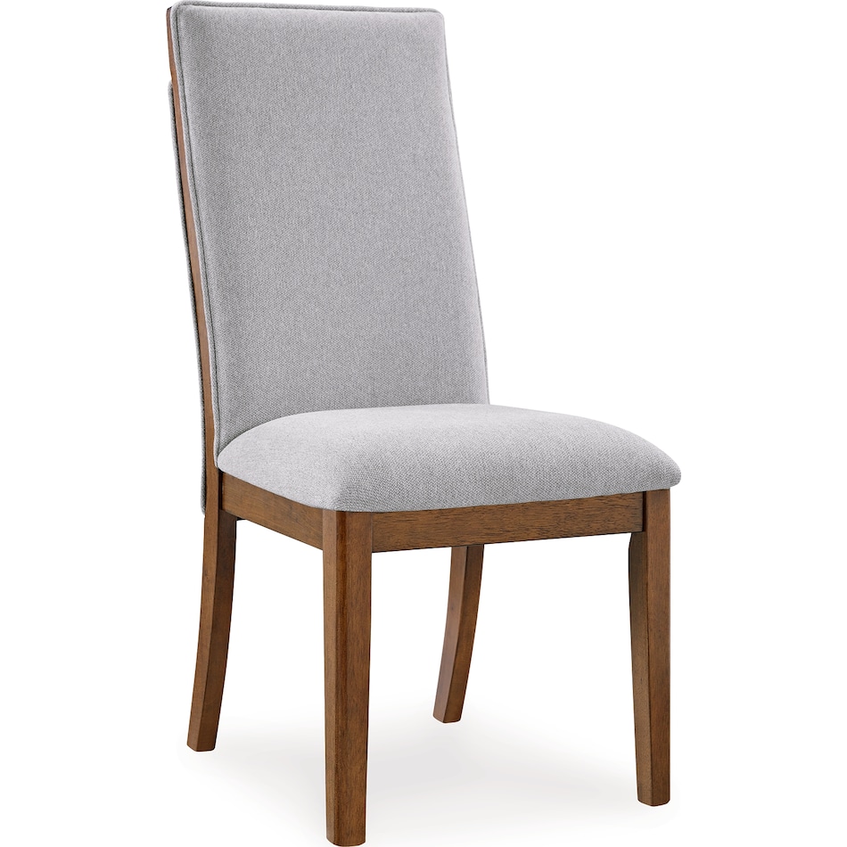 lyncott grey side chair   