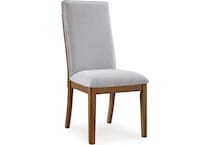 lyncott grey side chair   