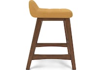 lyncott mustard counter chair   