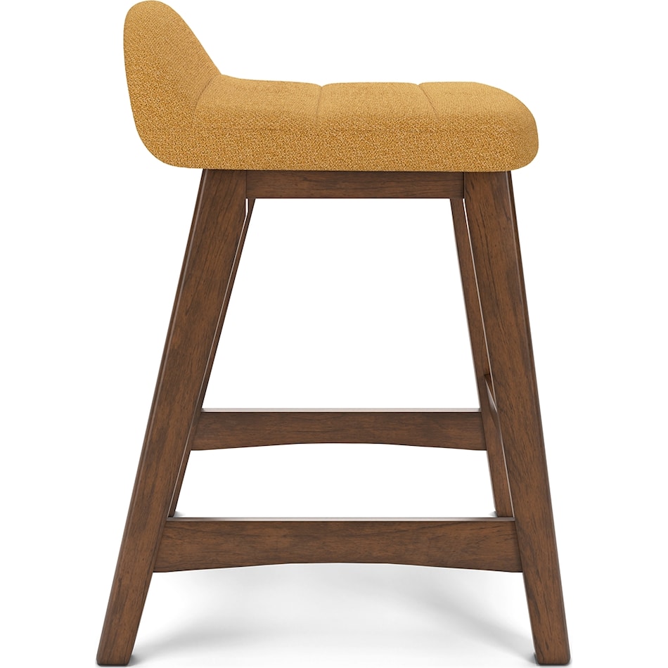 lyncott mustard counter chair   
