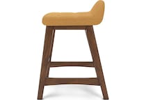 lyncott mustard counter chair   