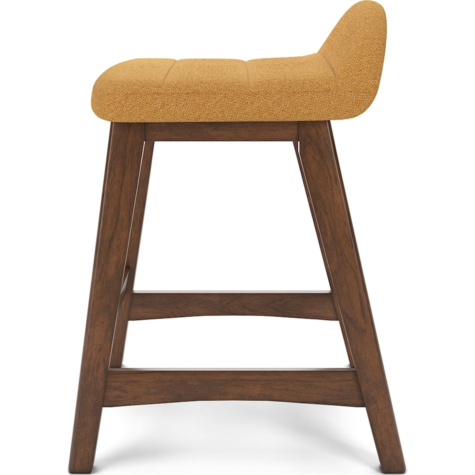 lyncott mustard counter chair   