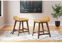 lyncott mustard counter chair   