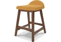 lyncott mustard counter chair   
