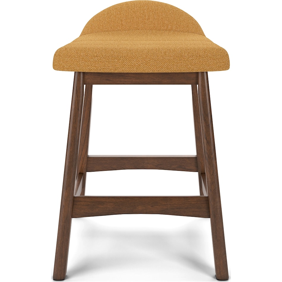 lyncott mustard counter chair   