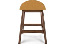 lyncott mustard counter chair   