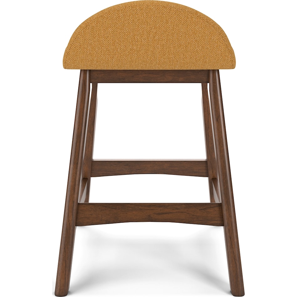 lyncott mustard counter chair   