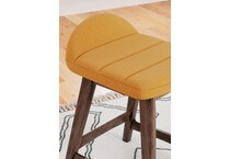 lyncott mustard counter chair   