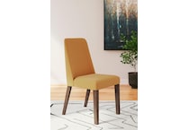 lyncott mustard side chair   