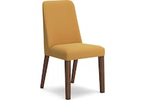 lyncott mustard side chair   
