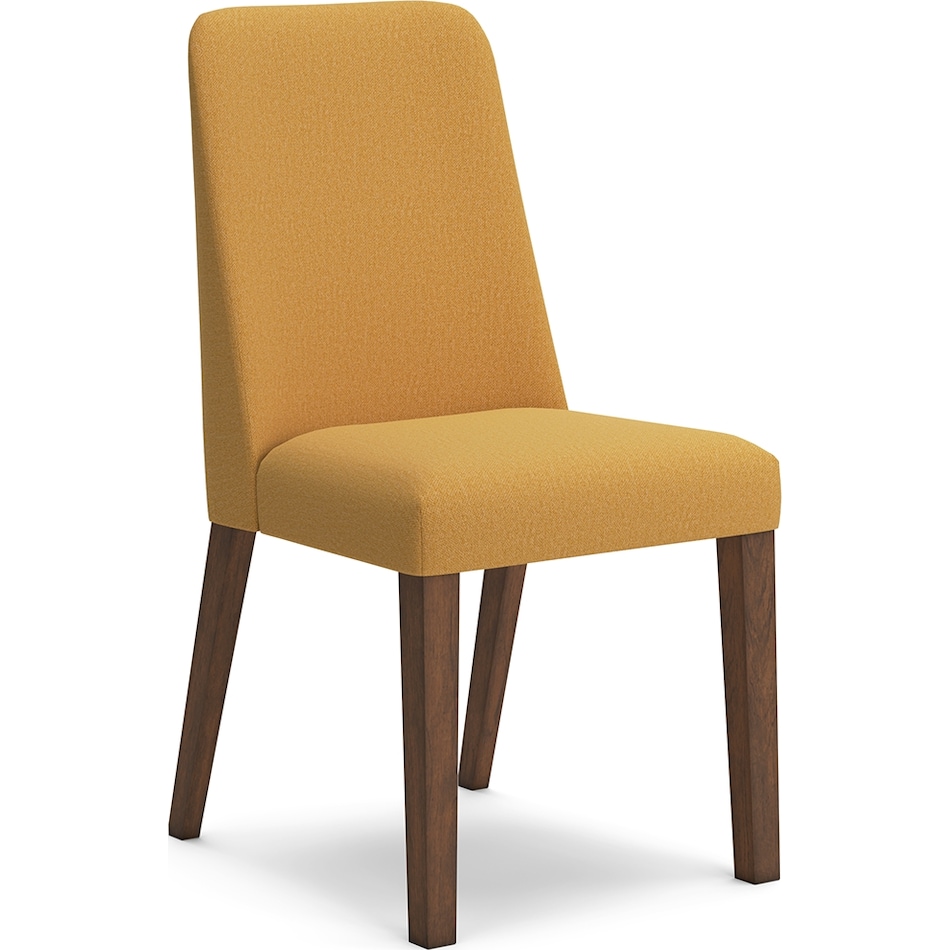 lyncott mustard side chair   