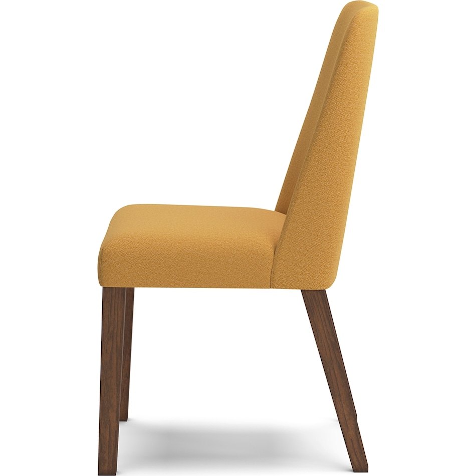 lyncott mustard side chair   