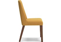 lyncott mustard side chair   