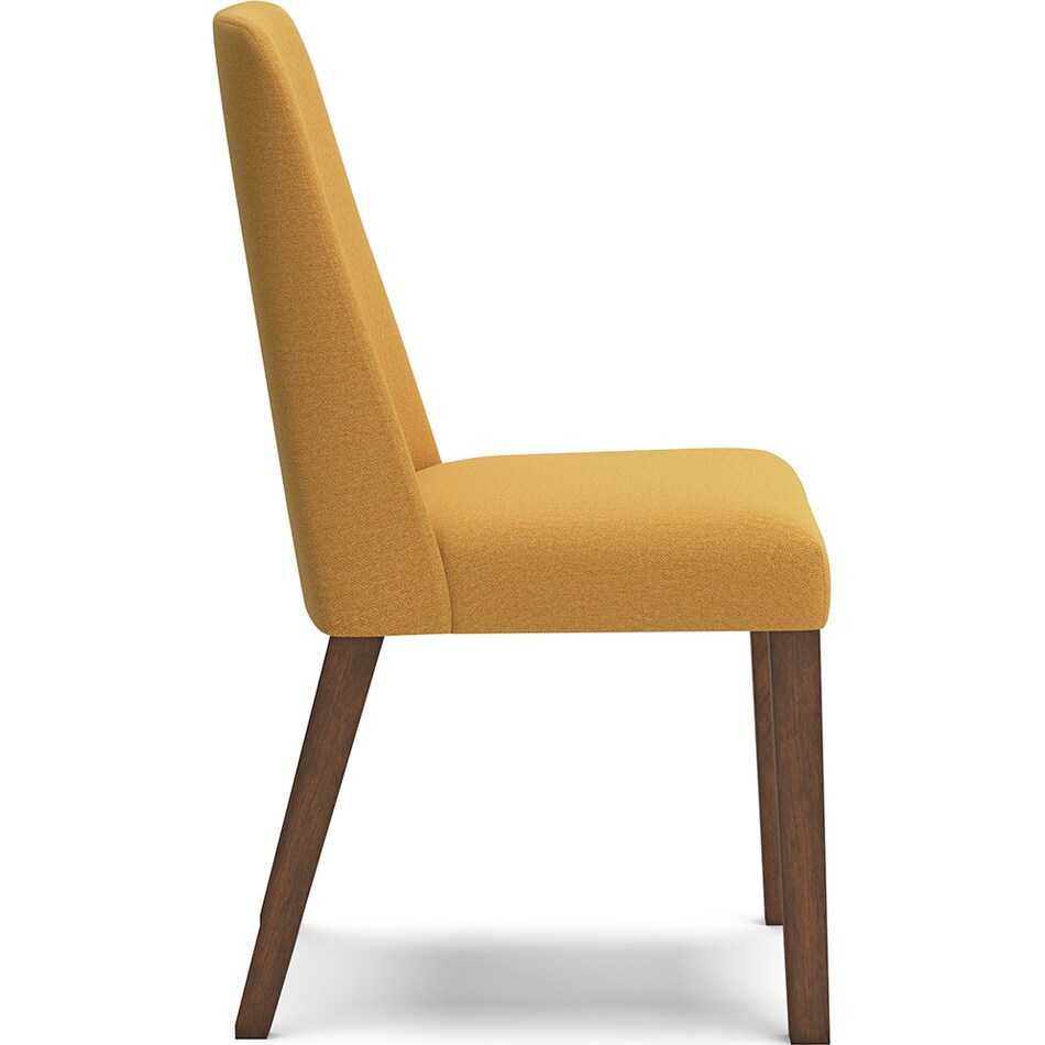 lyncott mustard side chair   