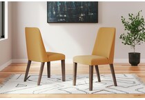 lyncott mustard side chair   
