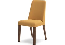 lyncott mustard side chair   