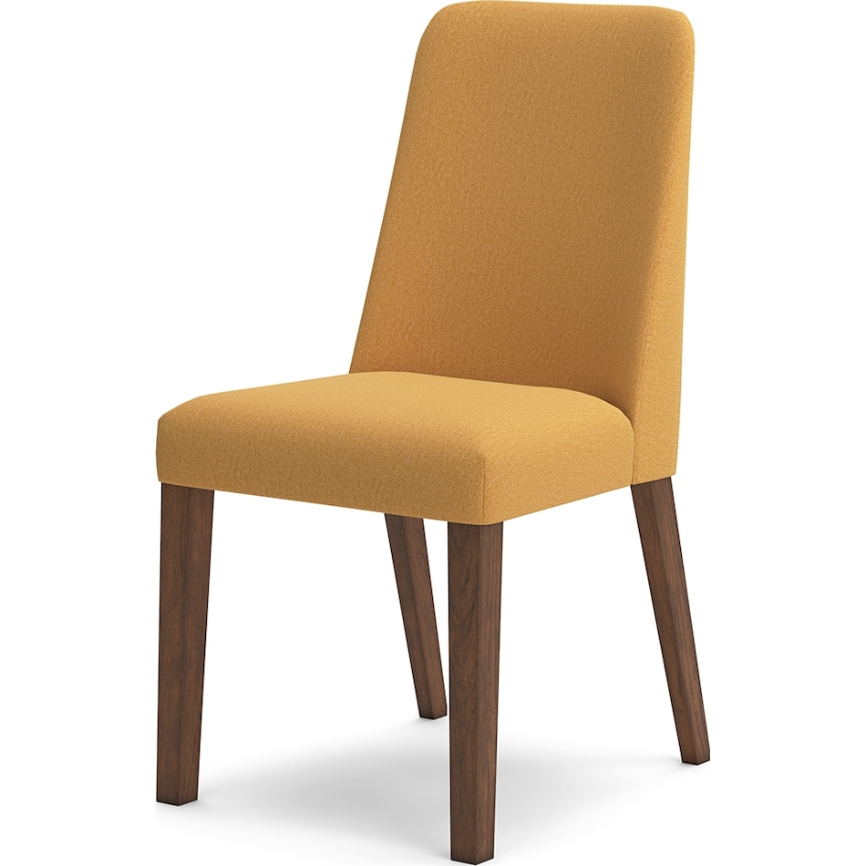 lyncott mustard side chair   