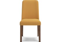 lyncott mustard side chair   