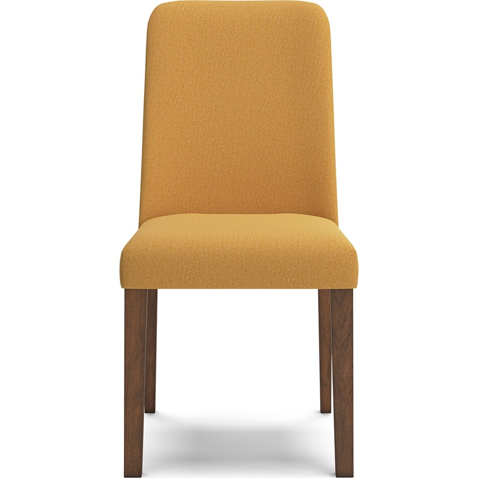 lyncott mustard side chair   