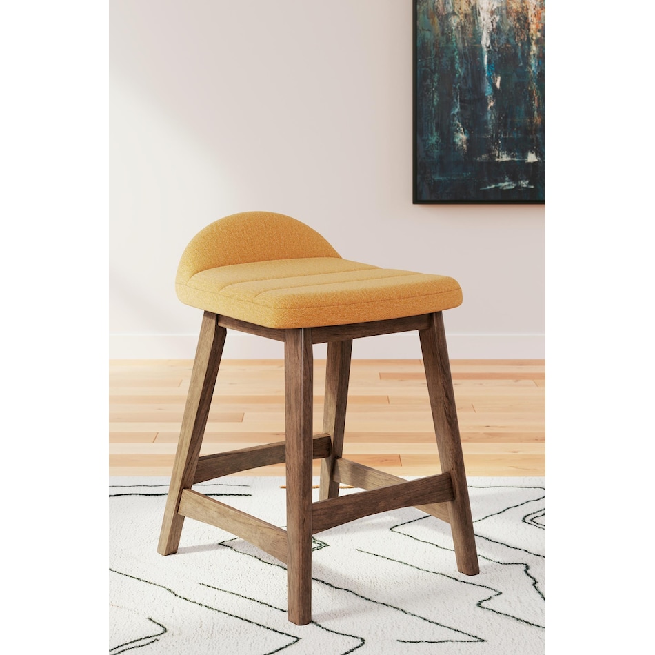 lyncott yellow counter chair   