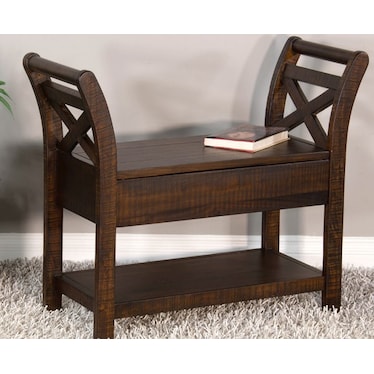LYRA STORAGE ACCENT BENCH