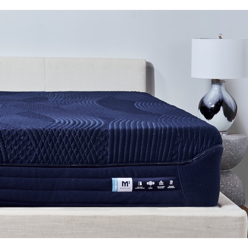 m night ice navy mattress twin xl   