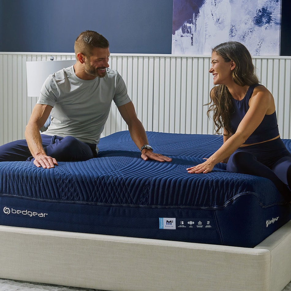 m night ice navy mattress twin xl   